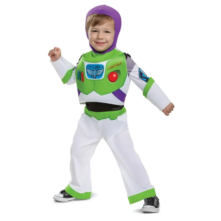 Disguise Buzz Lightyear Classic Boy's Halloween Fancy-Dress Costume for Child, Toddler 2T | Walmart (US)