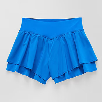 Xersion Little & Big Girls Flowy Mid Rise Pull-On Short | JCPenney