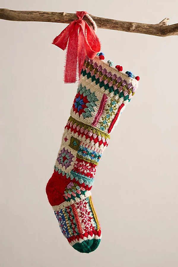 Granny Patchwork Stocking | Free People (Global - UK&FR Excluded)