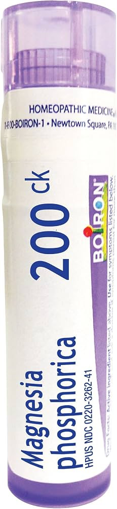 Boiron Magnesia Phosphorica 200CK, Homeopathic Medicine for Abdominal Pain, White, 80 Count | Amazon (US)
