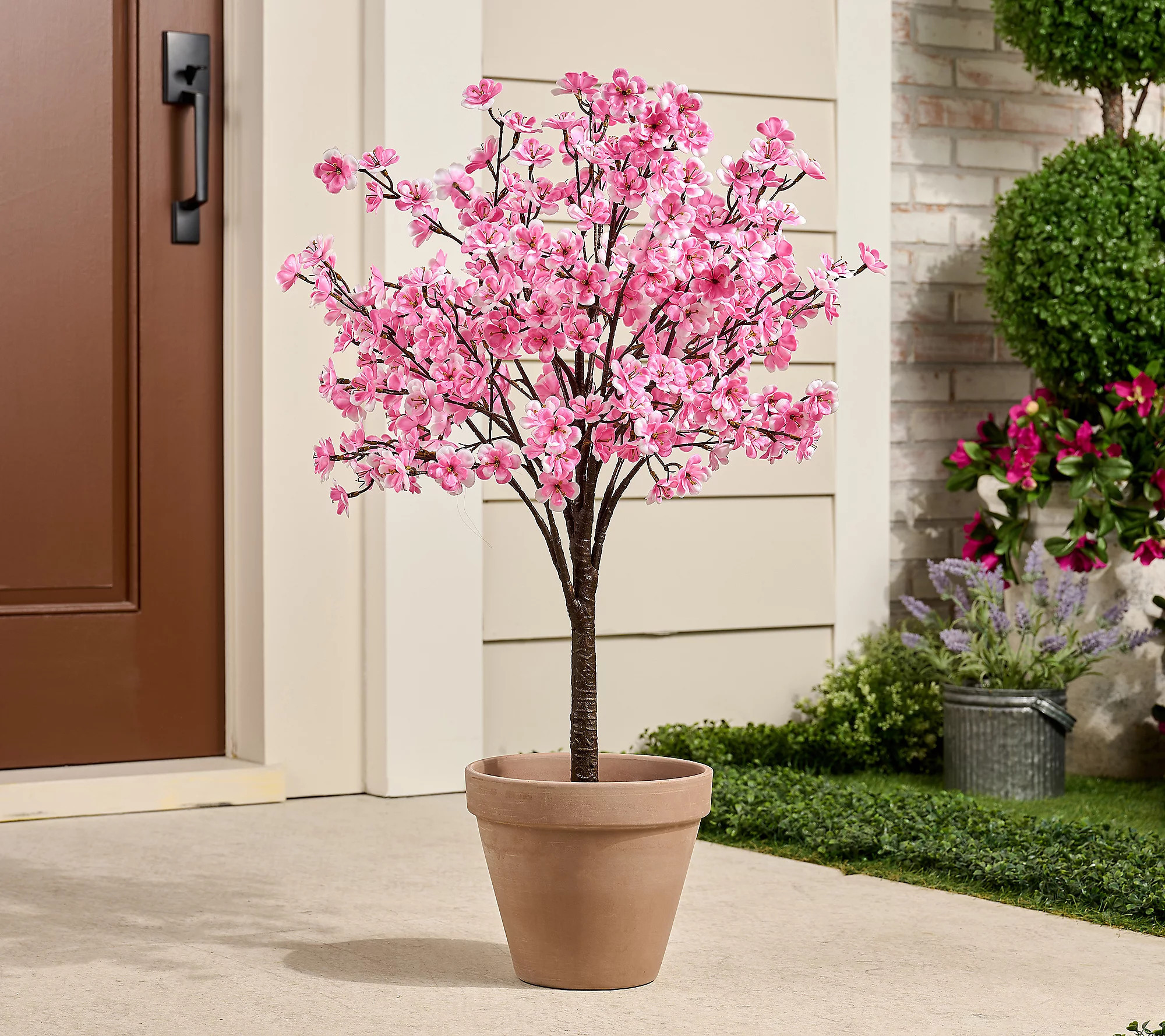 Wicker Park 3' Faux Cherry Blossom Tree | QVC