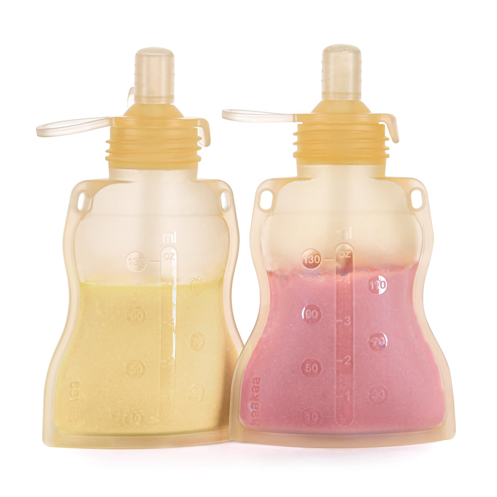 haakaa Pouch Reusable Baby Food Pouch, Reusable Pouches for Toddlers Kids Squeezable Pouch, Washa... | Amazon (US)