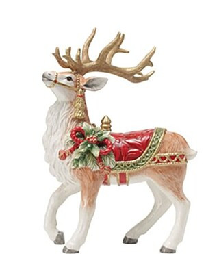 Fitz and Floyd Holiday Home Deer Figurine | Dillard's