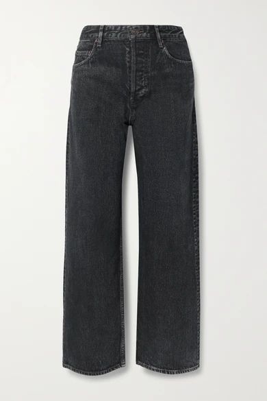 Balenciaga - High-rise Wide-leg Jeans - Black | NET-A-PORTER (US)