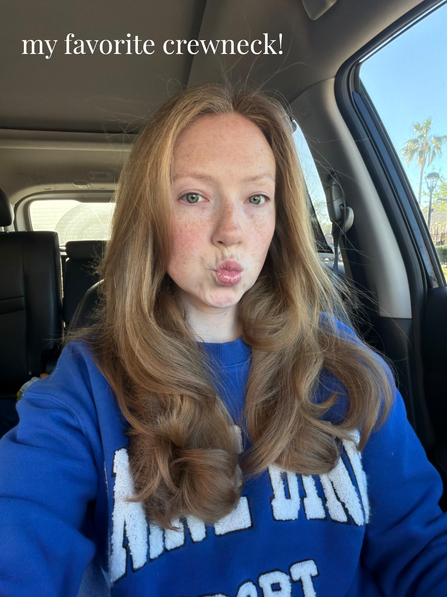love a fresh blowout 🙌🏼 still a little chilly in texas this morning so wearing my fave anine bing crewneck! can’t find this exact one in stock but linked similar. the fabric is the best worn in feeling💖

#LTKootd #LTKmomlife #LTKdayinmylife