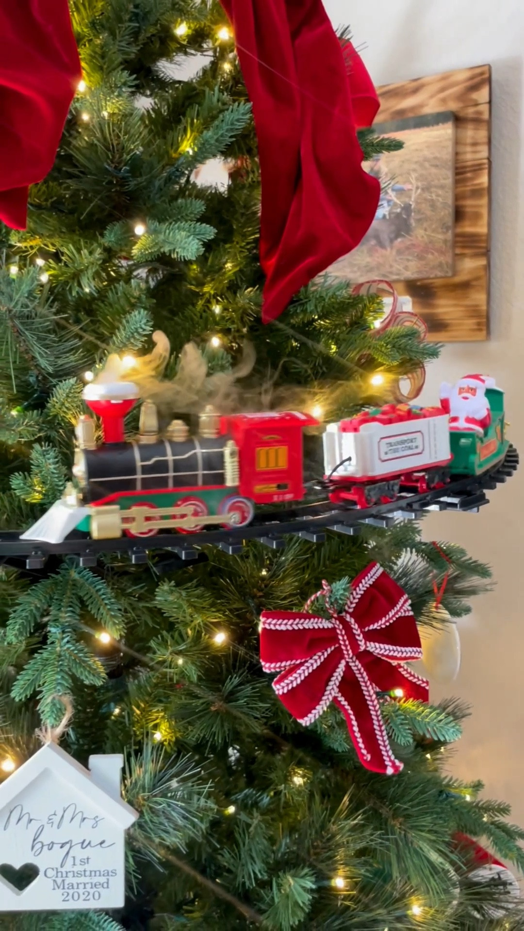 This train is officially coolest addition to our Christmas tree! If you have kids, GET THIS! 🚂🎄

#LTKFindsUnder50 #LTKHoliday #LTKGiftGuide