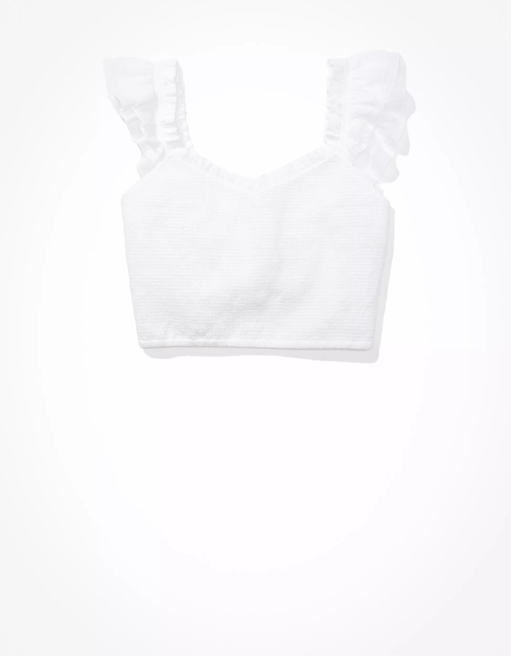 AE Smocked Ruffle Blouse | American Eagle Outfitters (US & CA)