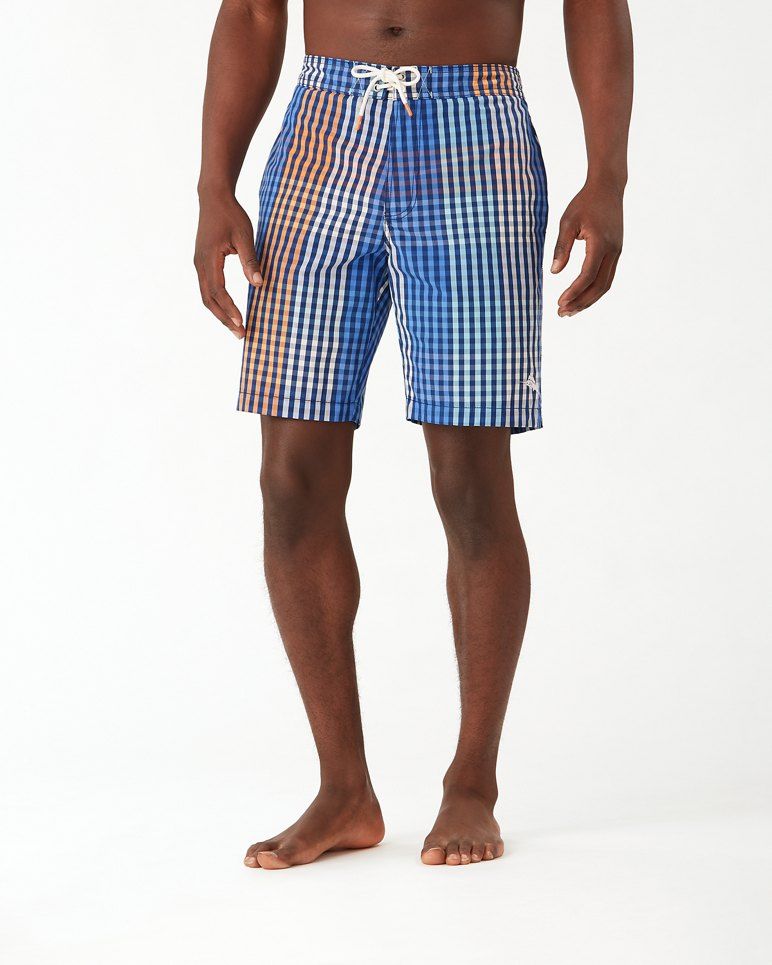 Baja King Of Gingham 9-Inch Board Shorts | Tommy Bahama