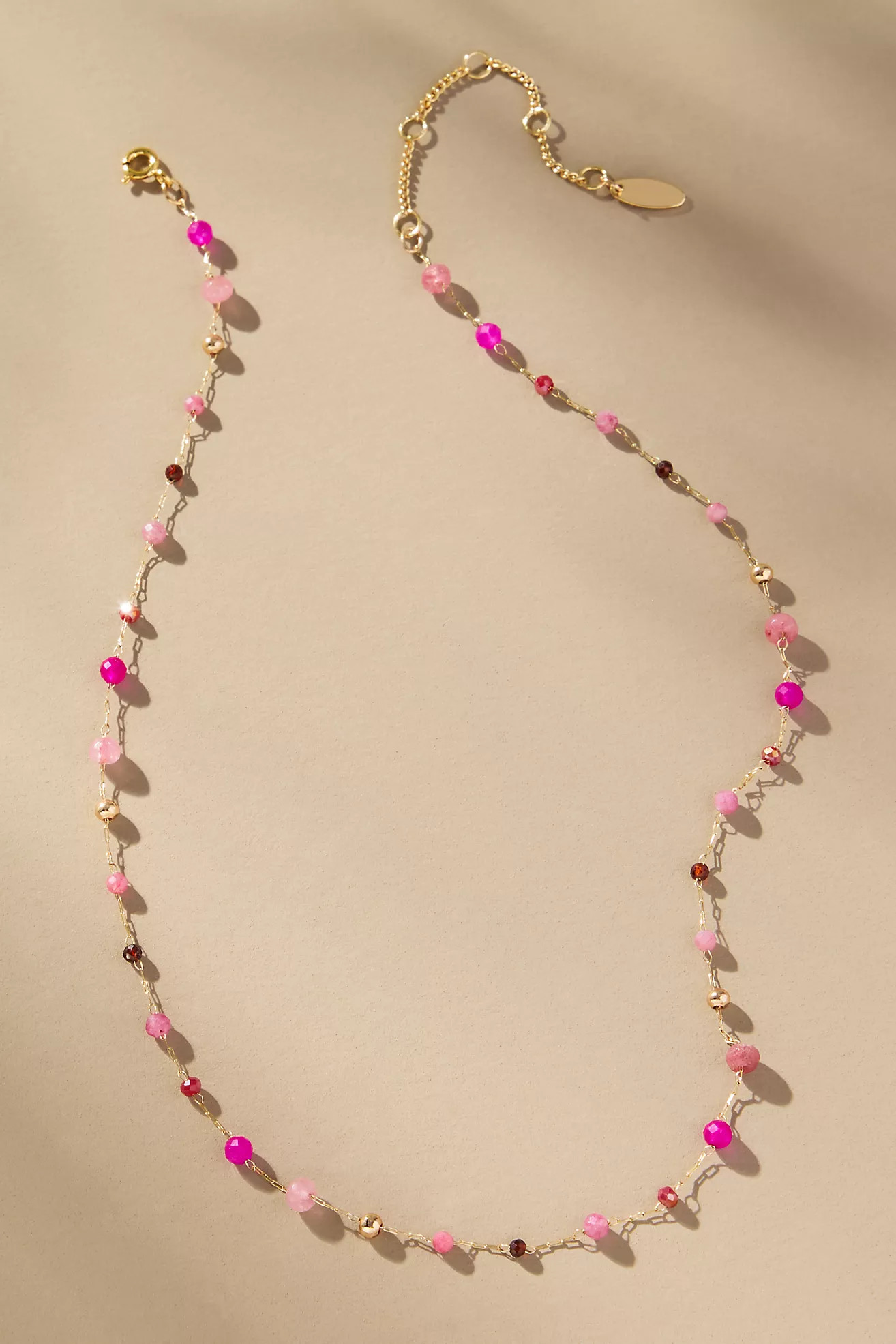 Mixed Bead Dainty Necklace | Anthropologie (US)