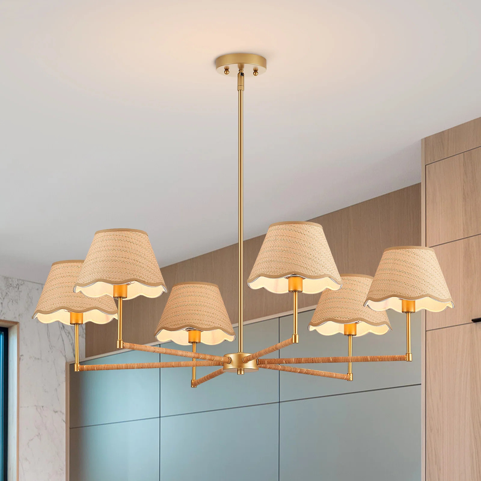 6 - Light Dimmable Classic / Traditional ChandelierByMercer414.3Rated 4.3 out of 5 stars.4 Review... | Wayfair North America