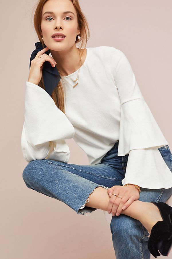 Tiered Ruffle Top | Anthropologie (US)