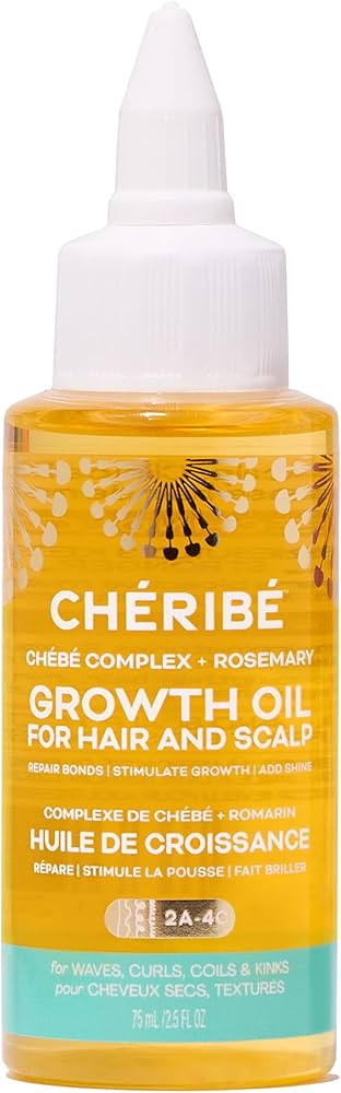 Cheribe Growth Oil For Hair + Scalp, 100% Chebe Complex + Rosemary Nourishes Roots, Soothes Dry S... | Amazon (US)