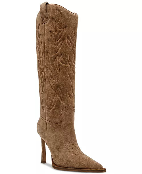 Women's Kinzee Stiletto Western Tall Dress Boots | Macy's