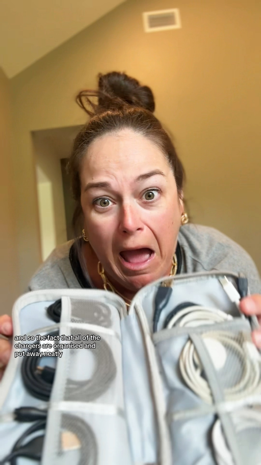 This travel charger organizer keeps all your cords, chargers, and tech essentials in one place 🙌 No more digging through bags or untangling cords while traveling. Compact, lightweight, and perfect for trips, work bags, or everyday organization.

Ideal for phone chargers, AirPods, power banks, and adapters — a must-have for frequent travelers and busy moms.

Keywords: travel charger organizer, cord organizer, travel tech organizer, cable organizer, travel essentials, packing must haves

#LTKTravel #LTKmomlife