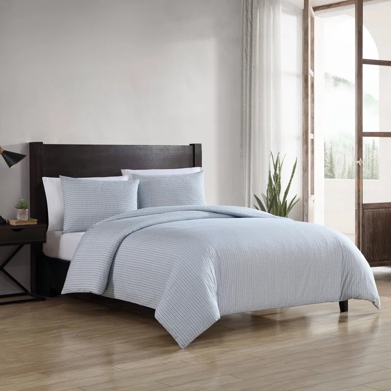 Eddie Bauer Ticking Stripe Duvet Cover Set | Wayfair North America