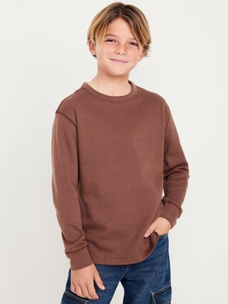 Long-Sleeve Cozy-Knit T-Shirt for Boys | Old Navy (US)