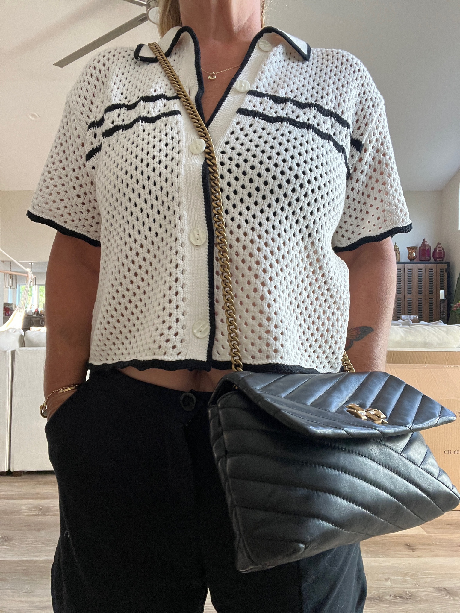 Black and white outfit for summer /Summer outfit/crochet top /Abercrombie / Tory Burch / Ippolita / Saks Fifth Avenue

#LTKMidsize #LTKStyleTip #LTKSeasonal

#LTKFindsUnder100 #LTKOver40 #LTKTravel
