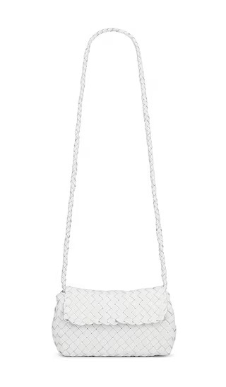 Loeffler Randall Vinnie Mini Woven Crossbody Bag in White. | Revolve Clothing (Global)