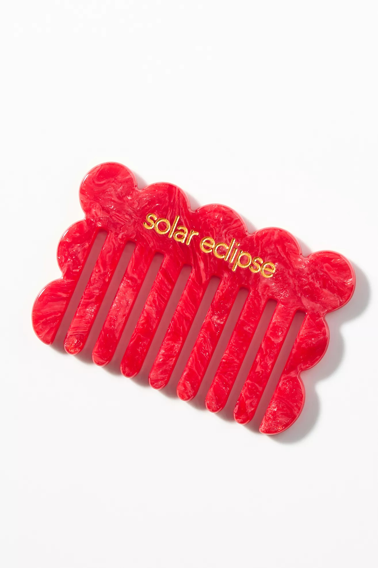 Solar Eclipse Scalloped Purse Comb | Anthropologie (US)