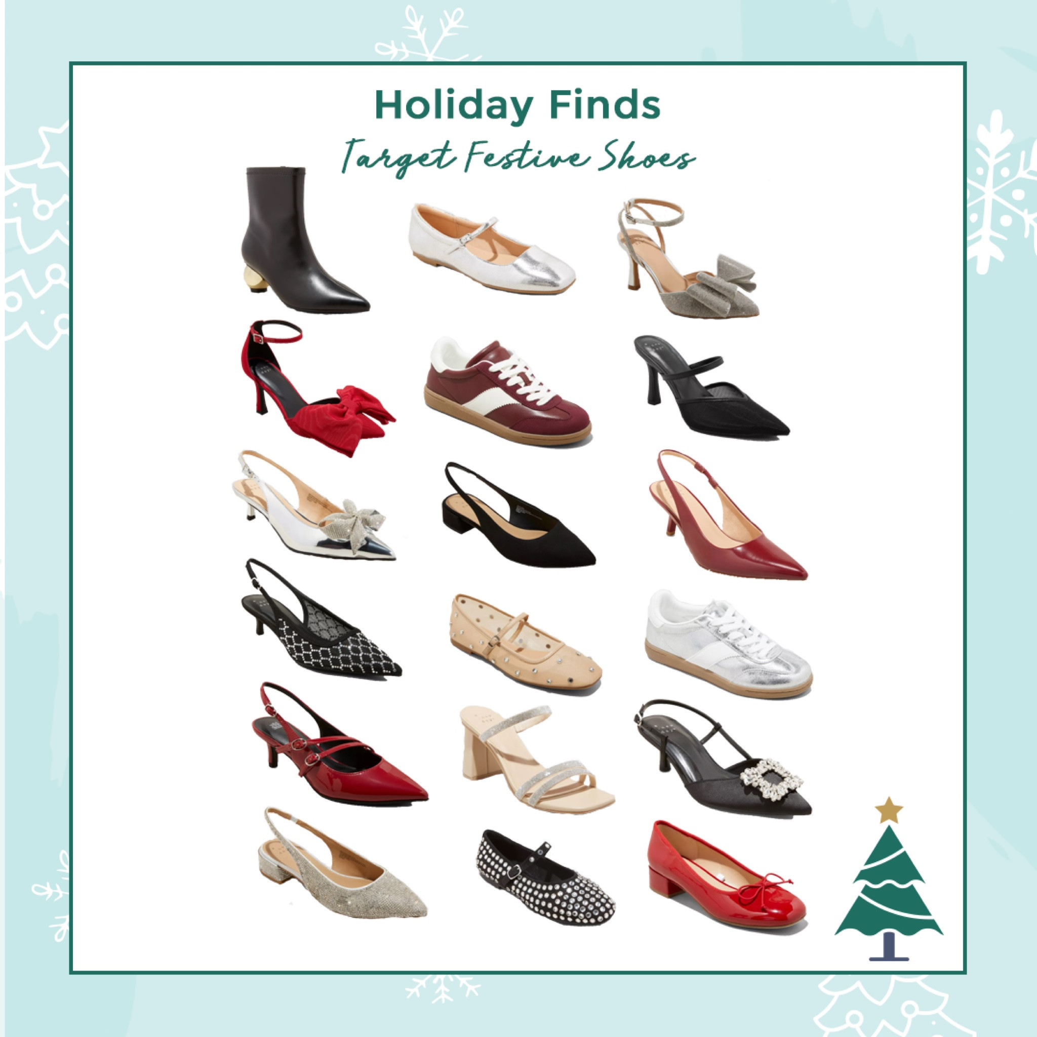 Loving these festive shoes at Target for casual or dressy holiday outfit!
#targetfinds
#shoes

#LTKShoeCrush #LTKCyberWeek #LTKHoliday