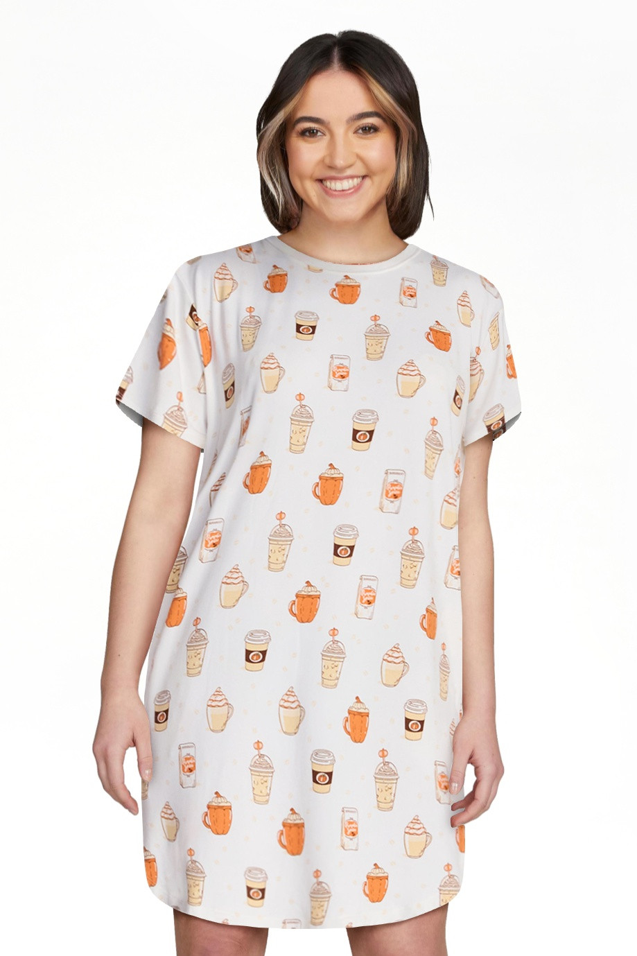 Halloween Women's Sleepshirt Top and Socks Set from Way to Celebrate, 2-Piece, Sizes XS-3X | Walmart (US)