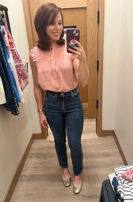 J crew factory always has some great deals if you’re looking for a preppy/feminine look and on a budget  

Shoes are in store (not online) linked similar below  

#LTKover40 #LTKstyletip #LTKunder50