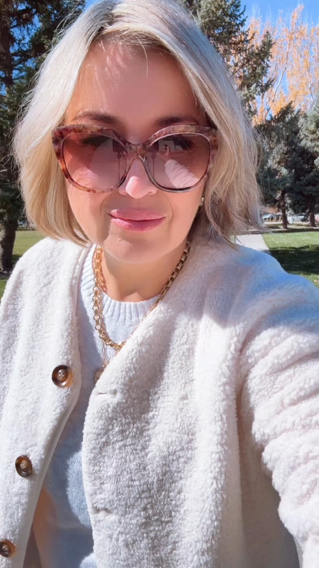 Cozy layers + denim days 
When the air turns crisp, I live in sherpa coats, soft knits, and comfy jeans. Effortless, warm, and still chic — because comfort is the new luxury. 
*size  up on a coat  
I’m 5’6 bought Lg ( my normal size) but exchanging it to XL
midlife fashion • cozy fall outfit • casual winter style • women over 40 • sherpa coat outfit • denim outfit ideas • chic comfort style • everyday neutral look



#LTKStyleTip #LTKMidsize #LTKOver40