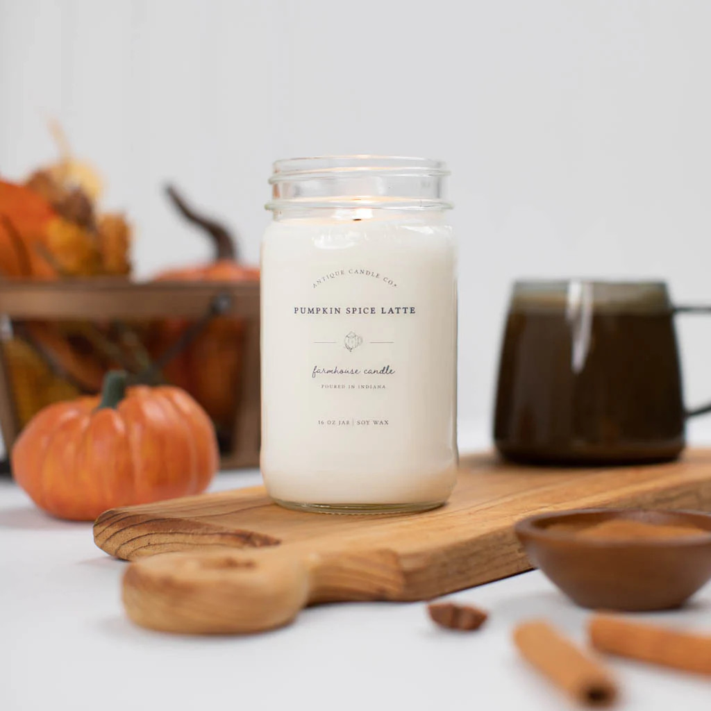 Pumpkin Spice Latte 16 oz candle | Antique Candle Co.