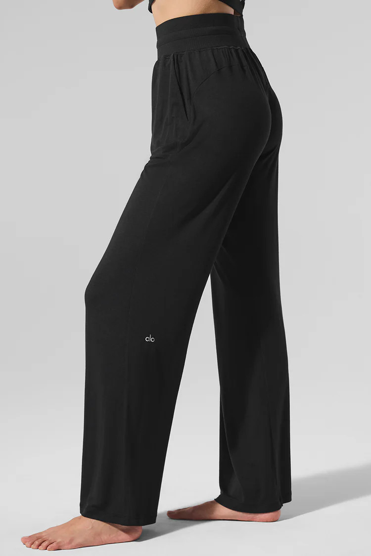 Semi-Sheer Delicate Lounge Flare Pant | Alo Yoga