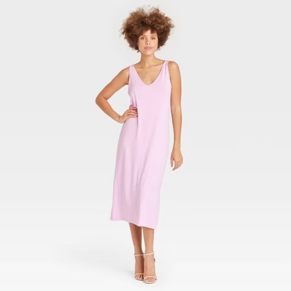 Women's Slim Fit Sleeveless Knit Dress - A New Day™ | Target