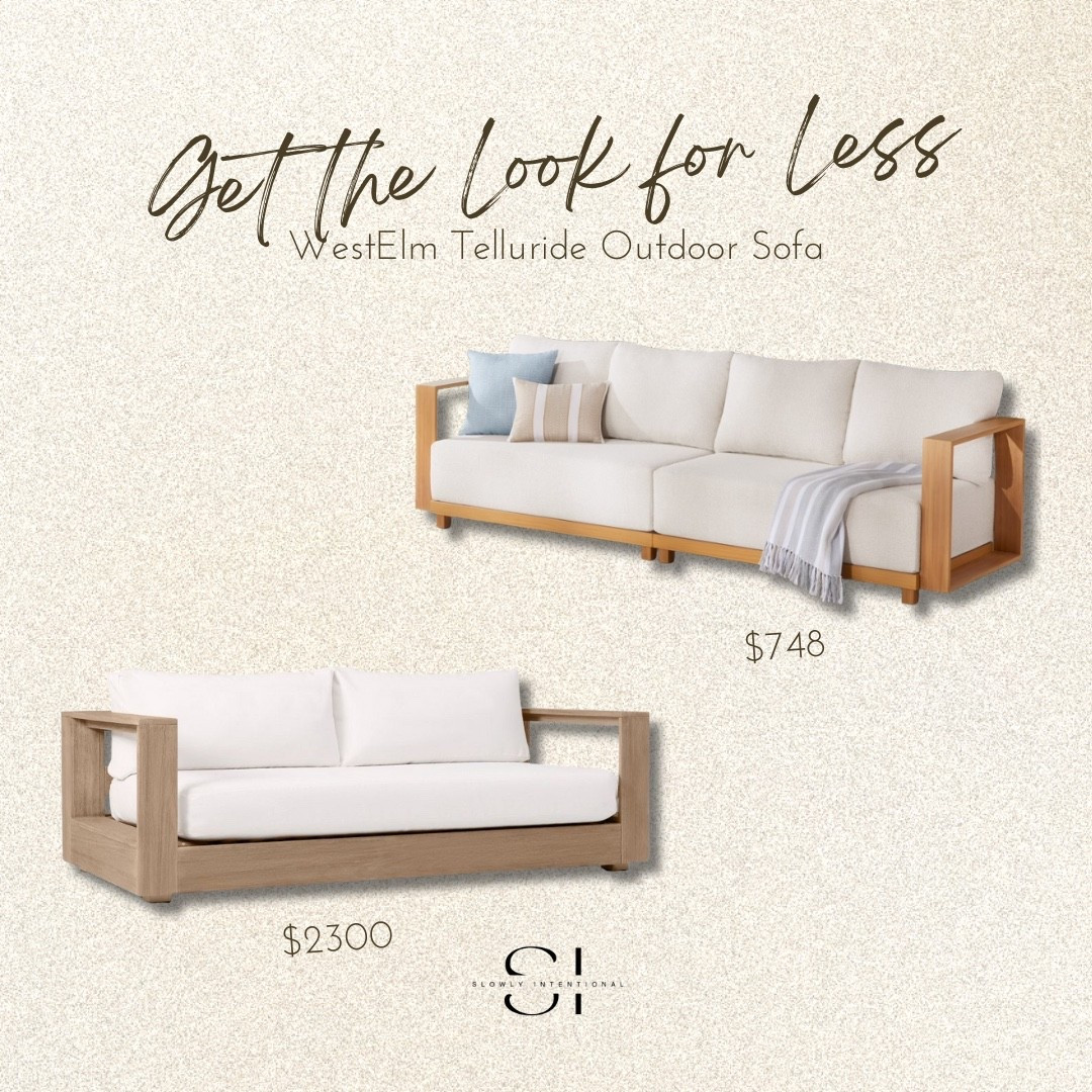 Searching for that perfect high-end look for your patio? Check out this incredible find! You can get the same sleek, modern vibe of the West Elm Telluride outdoor sofa for a fraction of the cost. This designer look-alike features those beautiful wood frames and crisp white cushions that make any backyard feel like a luxury resort. It’s the perfect way to upgrade your outdoor living room furniture while keeping things functional for the whole family. Grab this budget-friendly pick and enjoy a designer-inspired space all summer long!

#LTKHome