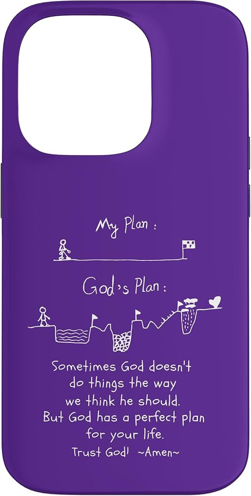 My Plan vs Gods Plan Case for iPhone 14 Pro | Amazon (US)