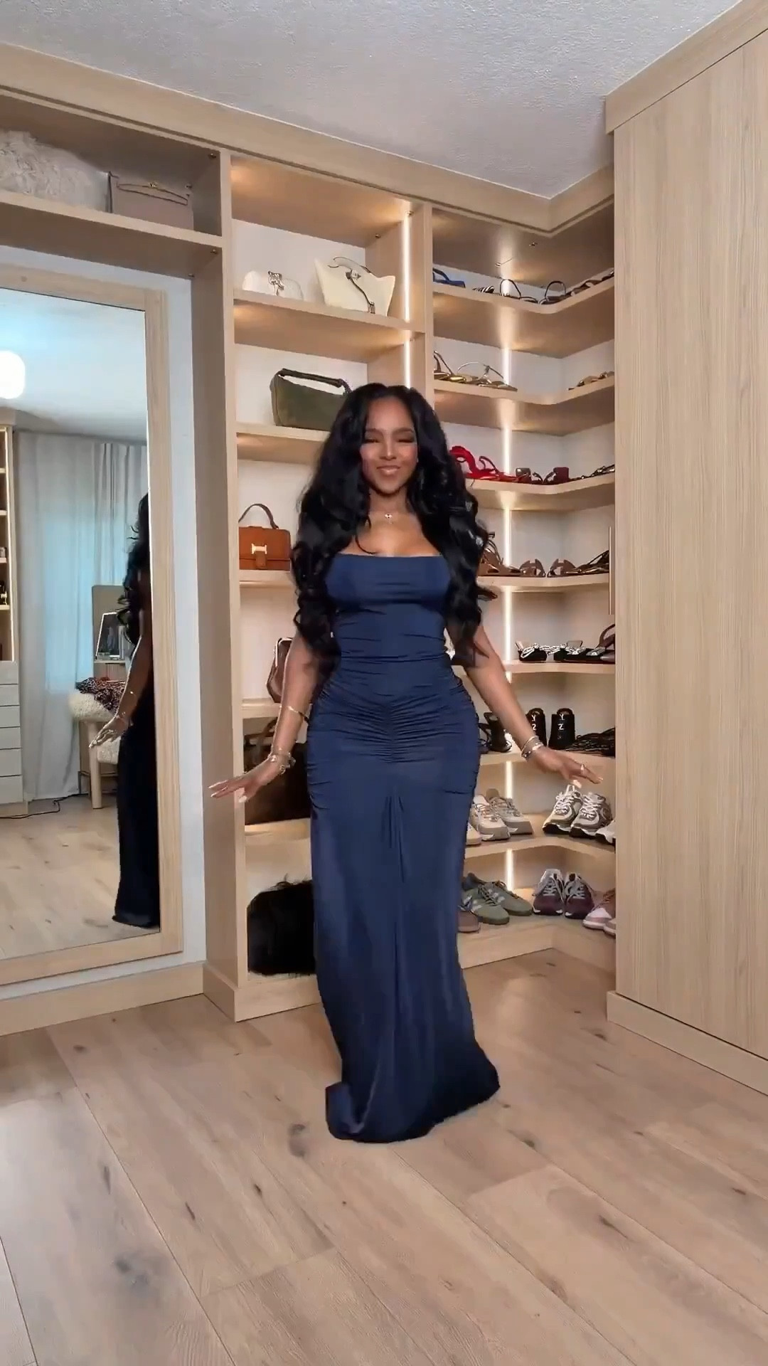 If you’re shopping for holiday parties, office events, Christmas photos, or NYE — this dress lineup truly has something for every budget and vibe. I included satin, velvet, ribbed knits, structured corset silhouettes, and elegant maxis so you can find a look that feels so you.

Fit notes :
• White slit dress — true to size, stretchy, soft fabric
• Burgundy off-shoulder — runs fitted with minimal stretch
• Brown draped gown — true to size, flowy skirt, very comfortable for events
• Teal satin midi — true to size with adjustable straps
• Navy draped dress — stretchy, flattering, holds shape beautifully
• Cream corset dress — structured bodice, size up if between sizes

Perfect for holiday parties, winter weddings, Christmas dinners, cocktail events, NYE glam, family photos, and formal nights out.

📏 Sizing: Small
📏 Measurements: 5’4” • 140 lbs • 36D • 27” waist • 40” hips

Holiday party dresses, winter occasion outfits, affordable holiday dresses, NYE outfit ideas, satin and velvet dresses, elegant formal looks, wedding guest dresses, festive seasonal style.

Follow me on Instagram and YouTube @kirasfashionfinds

#LTKootd #LTKgrwm #LTKHoliday