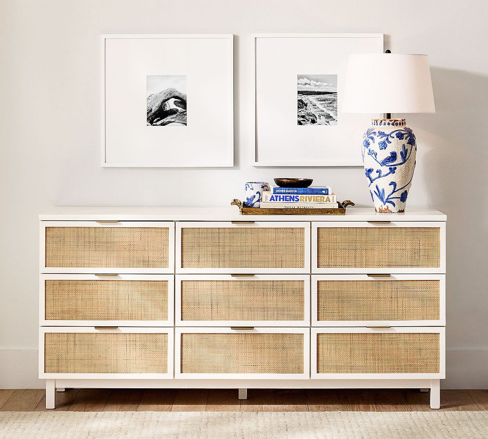 Westly 9-Drawer Cane Dresser (71") | Pottery Barn CA