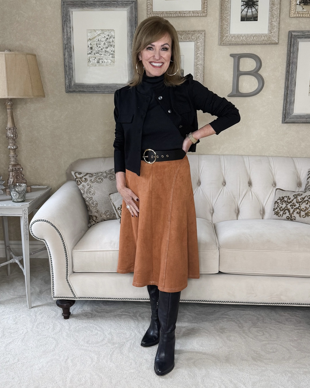 Who doesn’t love a faux suede skirt? Especially in time for Thanksgiving and under $35 from Amazon? 
The A-line of this skirt is perfect festive and flattering to most body shapes. 

I love the traditional rust color for fall, but it does come in lots of other colors, including a whiner white that I am eyeing for the holidays! 



#LTKStyleTip #LTKSeasonal #LTKOver40