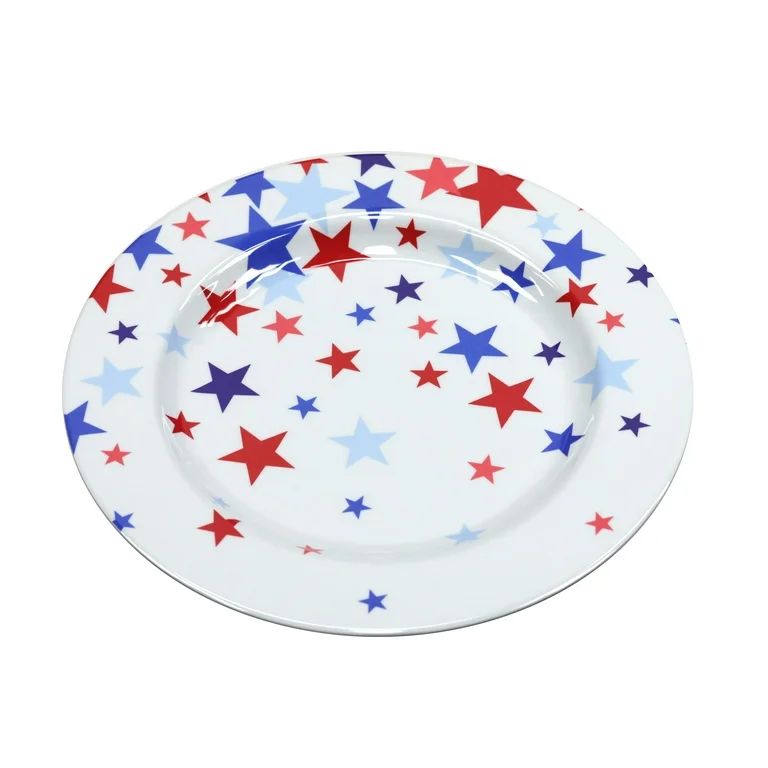 10" Stars Melamine Dinner Plate by Celebrate It™ | Walmart (US)