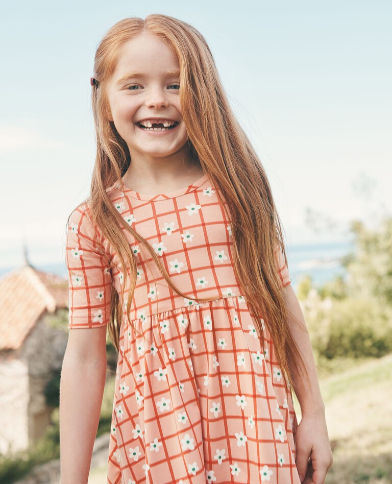 Print Skater Dress with Pockets | Hanna Andersson