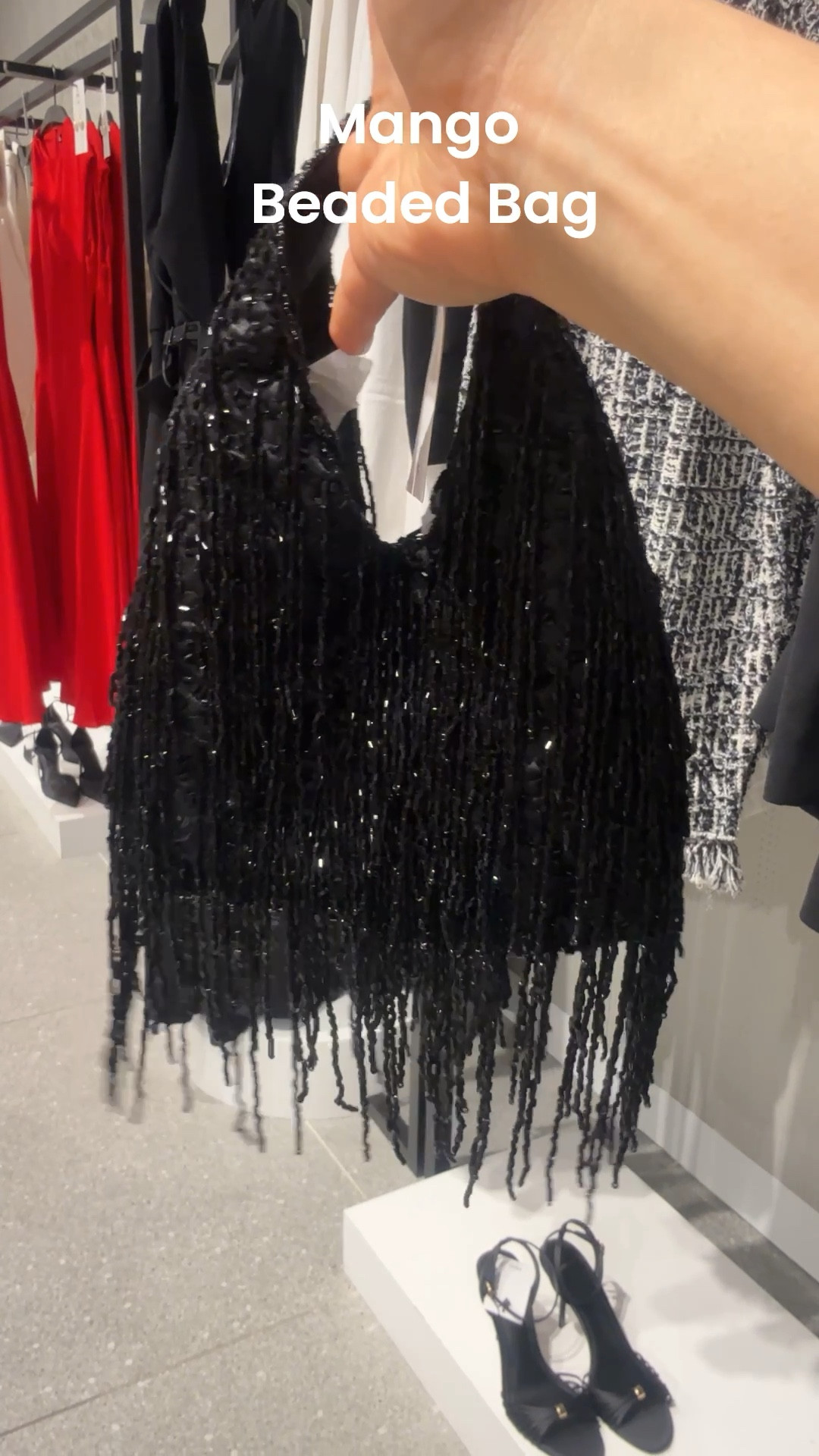 Found this black beaded bag at Mango! It’s so pretty and really shine son the light! It would be perfect for a date night or beach vacation! 

#LTKTravel #LTKSeasonal