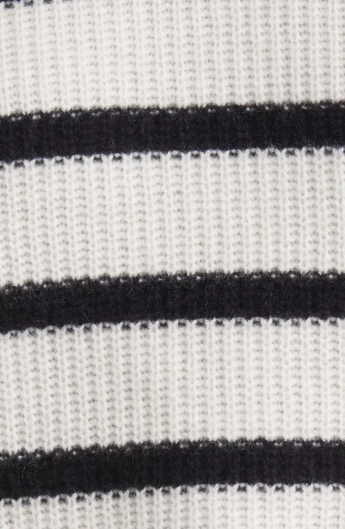 Nordstrom Stripe Cashmere Mock Neck Sweater | Nordstrom | Nordstrom