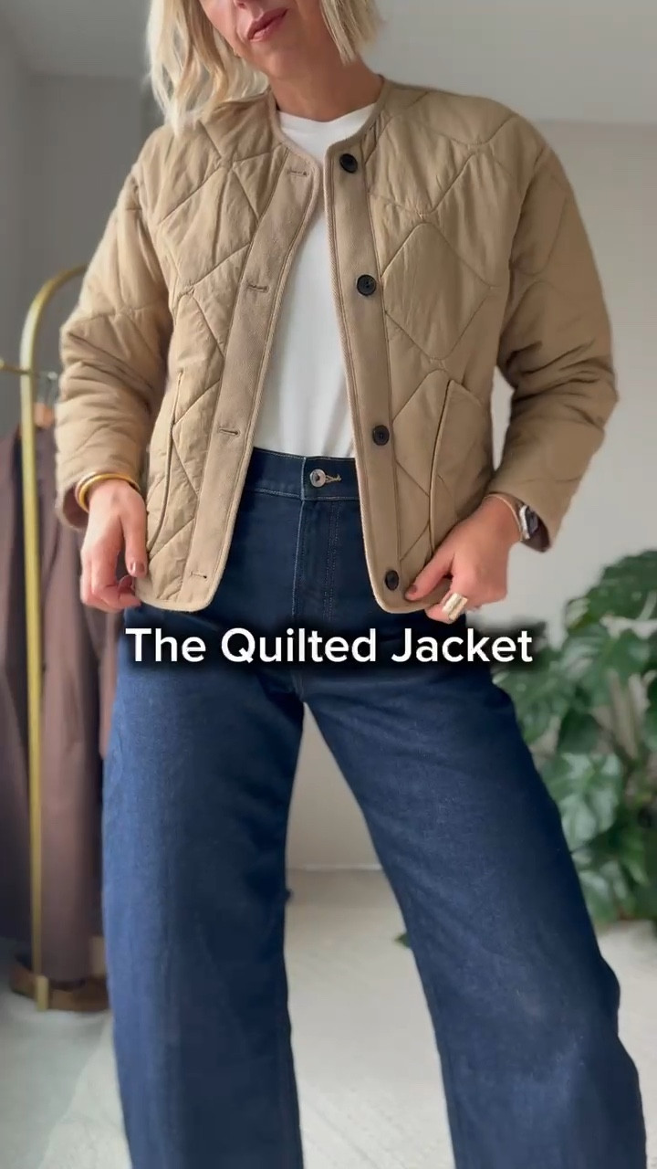 The Quilted Jacket
Lightweight and sporty-chic.
Perfect for warmer climates or transitional weather—pairs seamlessly with athleisure, jeans, or trousers.
✨ Effortless, functional, and chic.

* This is a great option if you live in a warmer climate for the winter months as it is lightweight and can easily be dressed up or down.

#LTKStyleTip #LTKOver40 #LTKSeasonal
