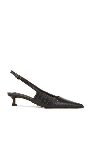 Crush Pump in Choc Croc | Revolve Clothing (Global)
