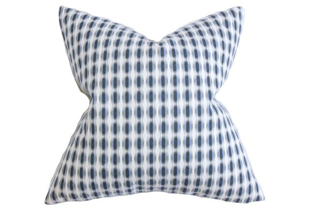 Dots 18x18 Pillow, Indigo | One Kings Lane