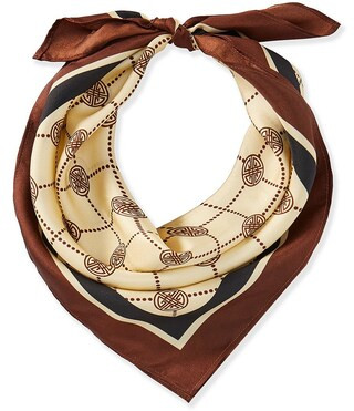 Gemma Layne Geometric Print Silk Square Scarf | Dillard's