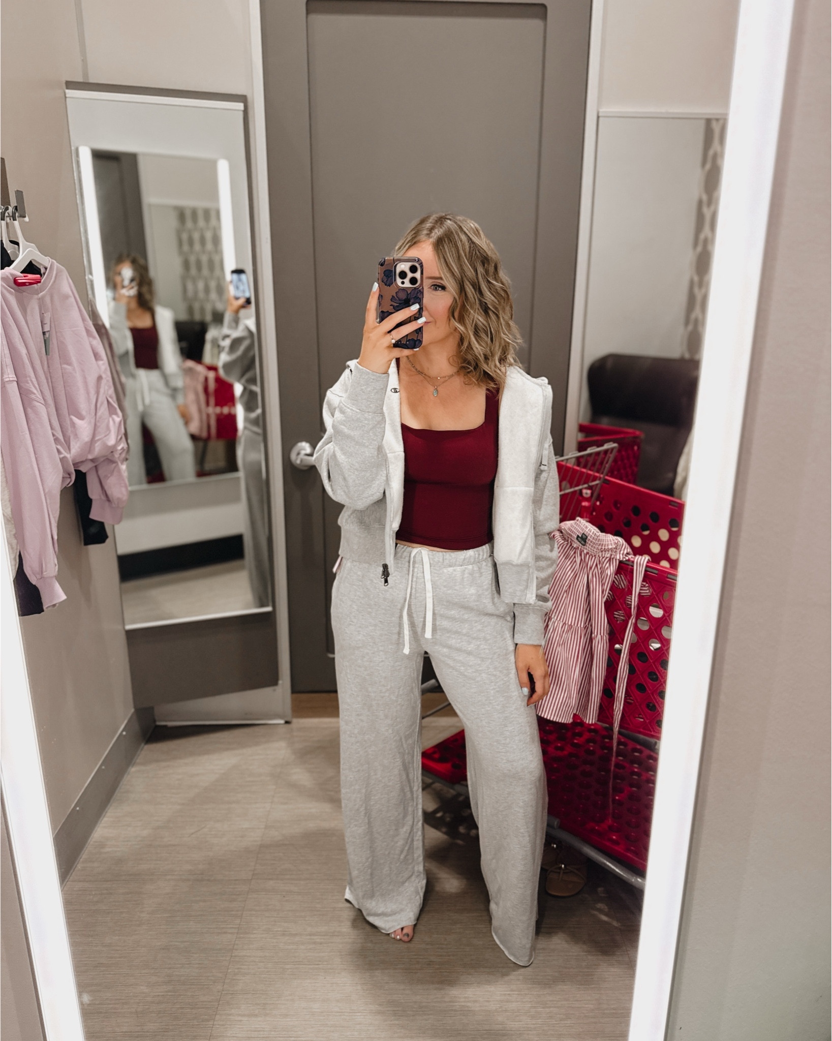 Lounge pants - true to size, wearing medium, adjustable drawstring
Tank - built in bra, stretchy and high quality, full length 
Champion sweater - true to size, wearing a mediumm


#target #tryon #targetstyle #ootd mom style styles outfit outfits sweatpants lounge wear ootd mom fashion comfy clothes 

#LTKActive #LTKFamily #LTKFindsUnder50