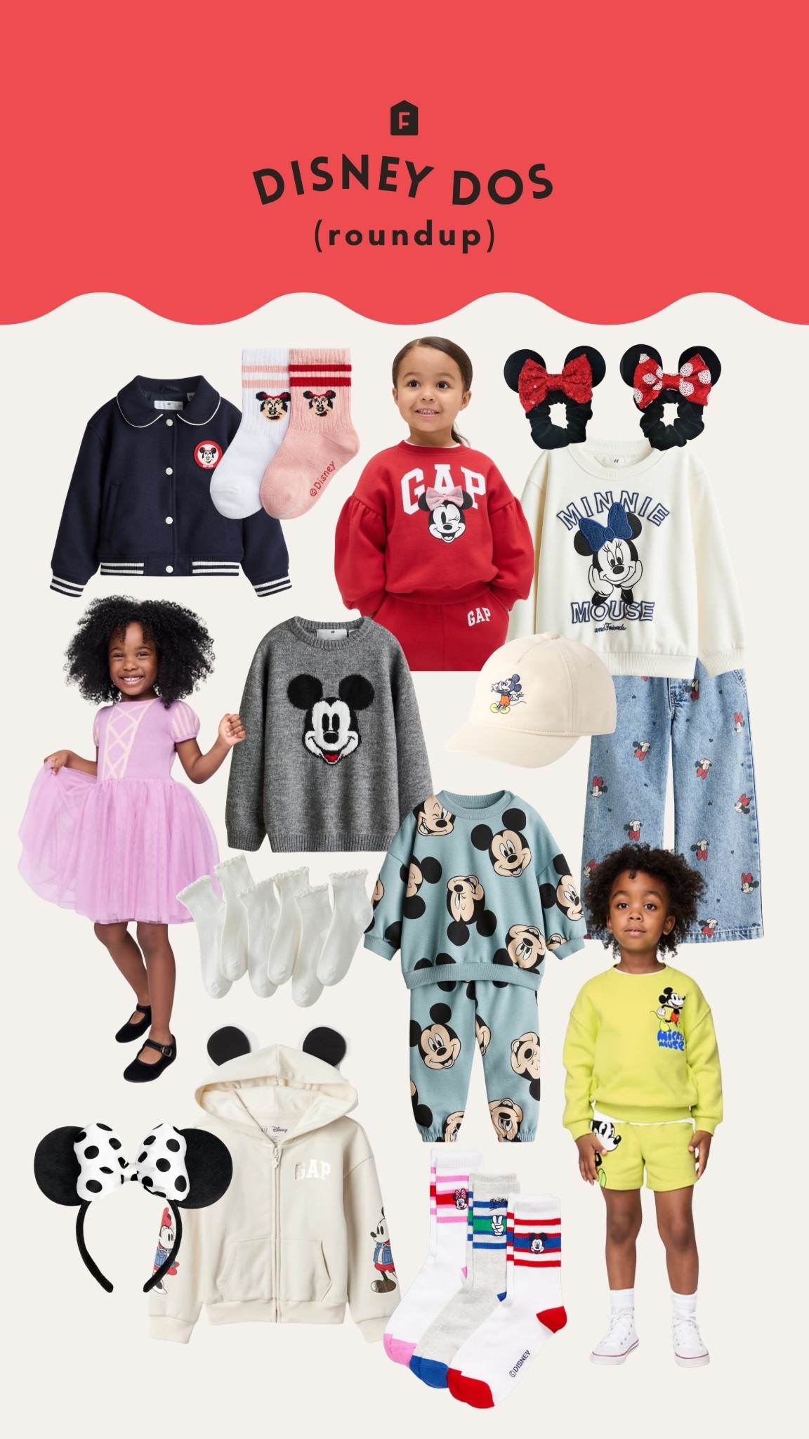 Hey Mickey you’re so fine! My girls are loving these ruffle socks, also the Minnie scrunchies are the perfect accessory (especially if the headbands hurt your head). I also added some toddler hats that I can’t get enough of.