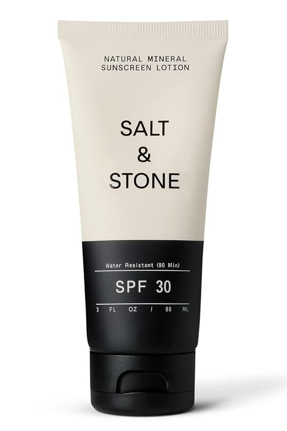 SALT & STONE SPF 30 Natural Mineral Sunscreen Lotion with Zinc Oxide. Broad Spectrum Sun Protecti... | Amazon (US)
