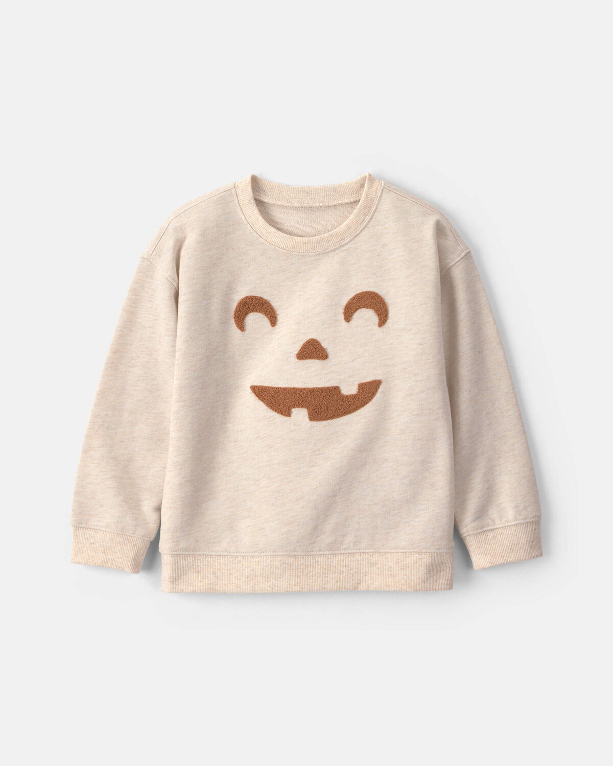 Toddler Pumpkin Halloween Pullover Sweatshirt - Cream | Carter's | Carter's Inc