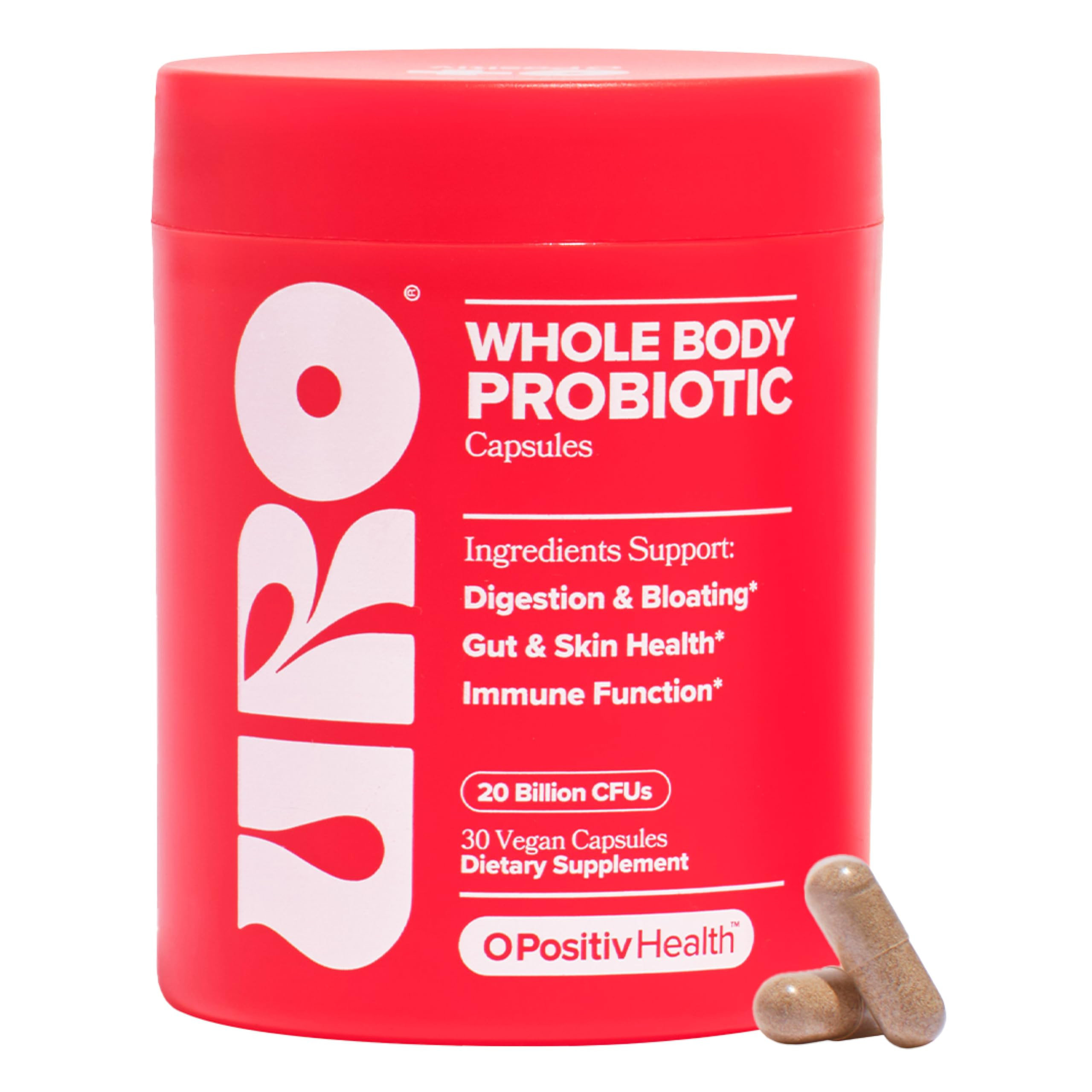 O Positiv URO Whole Body Probiotic – 3-in-1 Probiotic Supporting Gut, Skin, and Oral Microbiome... | Amazon (US)