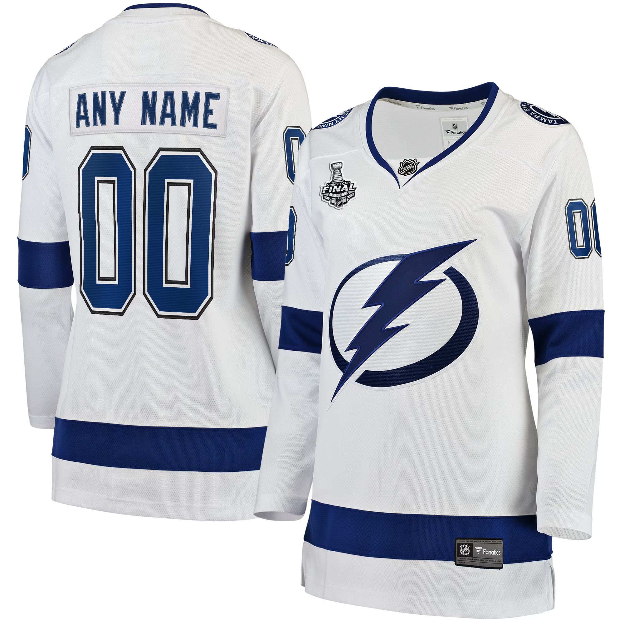 Women's Tampa Bay Lightning Fanatics Branded White Away 2021 Stanley Cup Final Bound Breakaway Cu... | NHL Shop