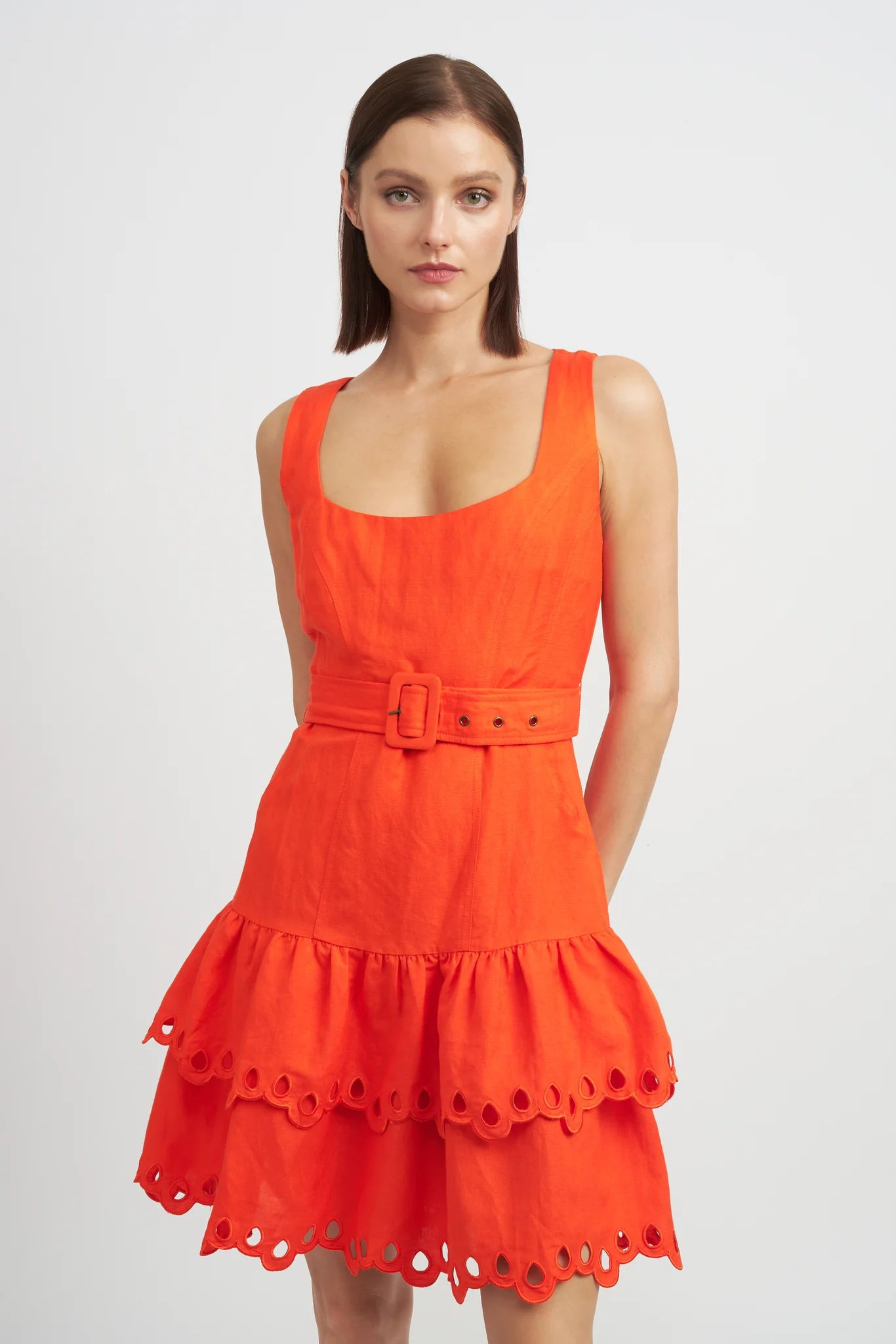 Sonnet Mini Dress - Tomato Red - Shop Birdie | Shop BIRDIE